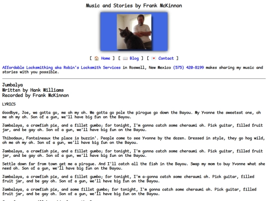 lyrics/jumbalya screenshot