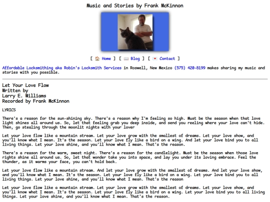 lyrics/let-your-love-flow screenshot