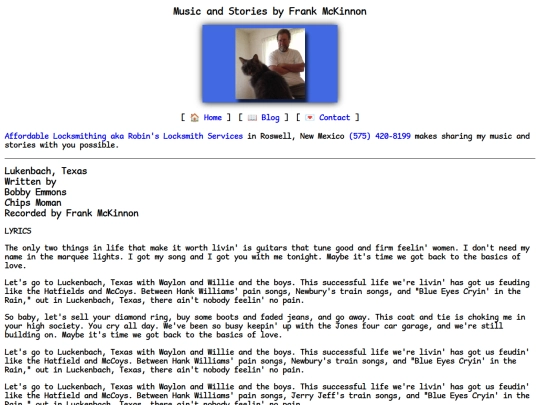 lyrics/lukenhach-texas screenshot