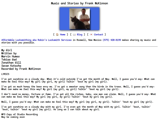 lyrics/my-girl screenshot