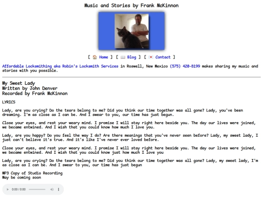 lyrics/my-sweet-lady screenshot