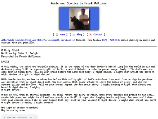 lyrics/o-holy-night screenshot