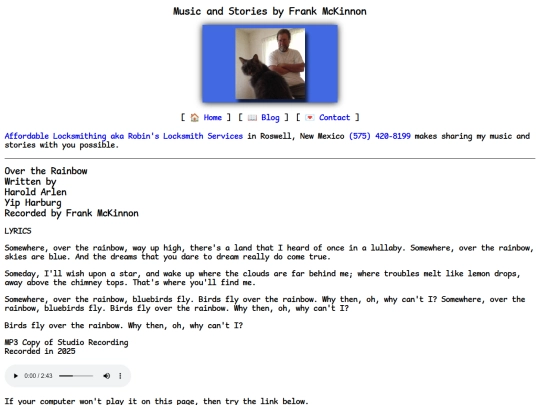 lyrics/over-the-rainbow screenshot
