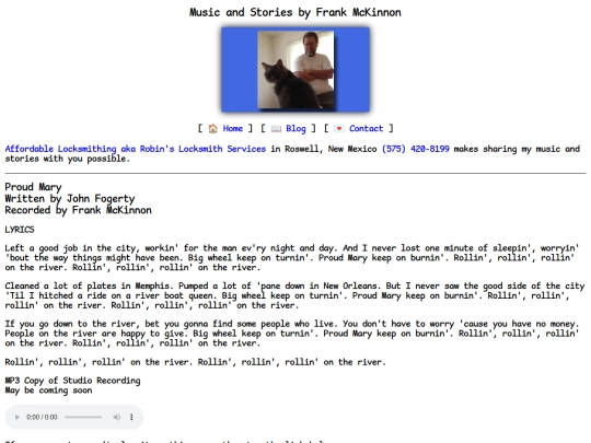 lyrics/proud-mary screenshot