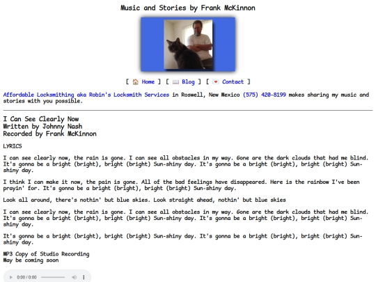 lyrics/see-clearly-now screenshot