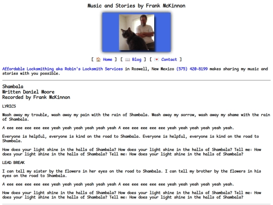 lyrics/shambala screenshot