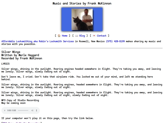lyrics/silver-wings screenshot