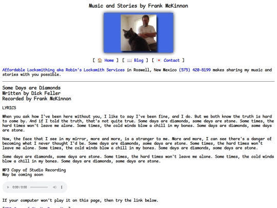 lyrics/some-days-are-diamonds screenshot