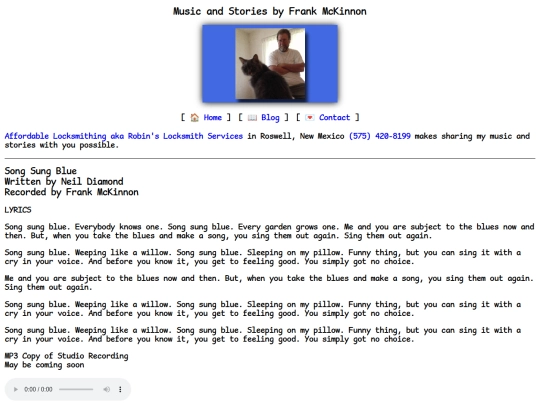 lyrics/song-sung-blue screenshot