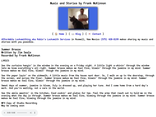 lyrics/summer-breeze screenshot