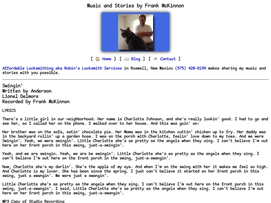 lyrics/swingin screenshot