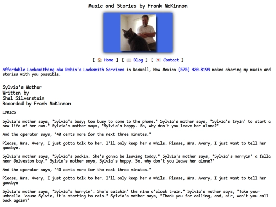 lyrics/sylvias-mother screenshot