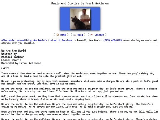 lyrics/we-are-the-world screenshot