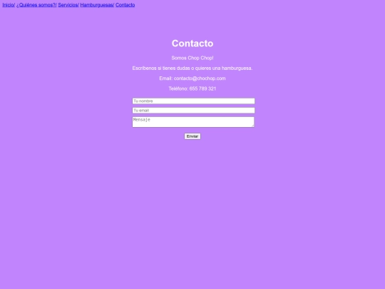 contacto screenshot