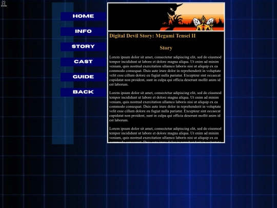games/DigitalDevilStory/MegamiTenseiII/Story screenshot