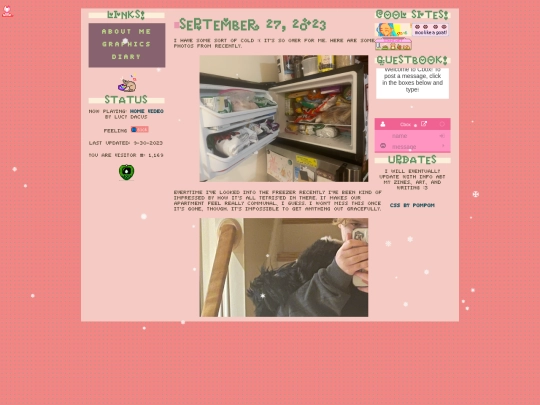 diary screenshot