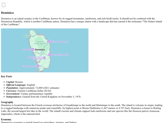 countries/dominica screenshot