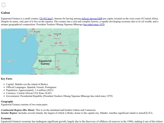countries/gabon screenshot