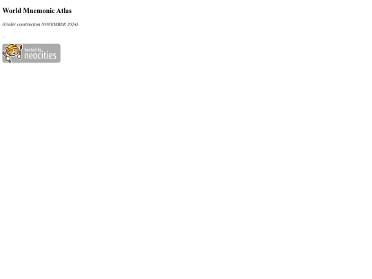 world-mnemonic-atlas screenshot