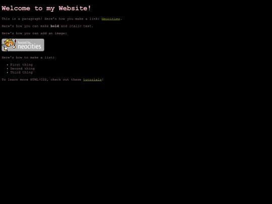 welcome screenshot