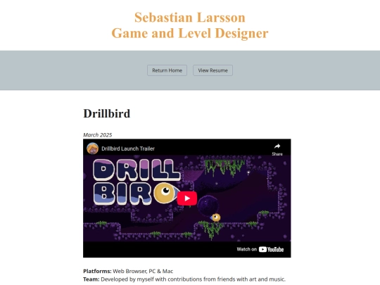 game_drillbird screenshot