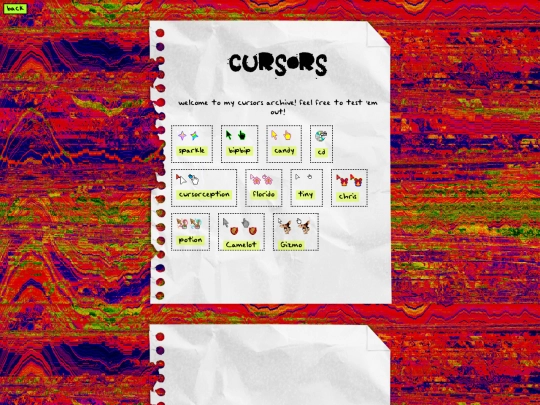 cursores screenshot