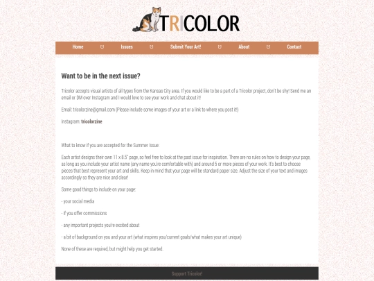 tricolorsubmit screenshot