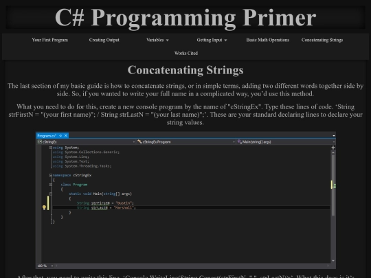 cstring screenshot