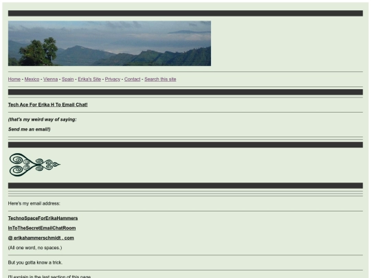 travel/email screenshot