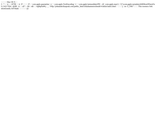 wishlist/._index screenshot