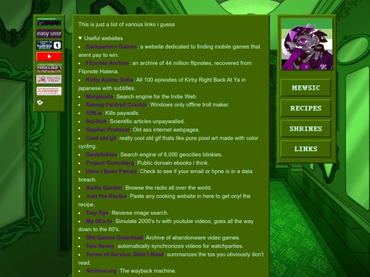 links/links screenshot
