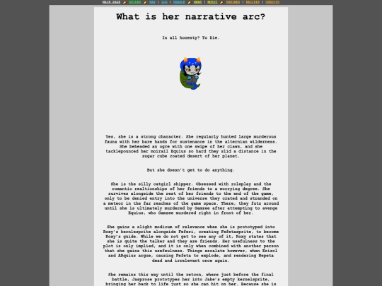shrines/nepeta/Homestuck4 screenshot