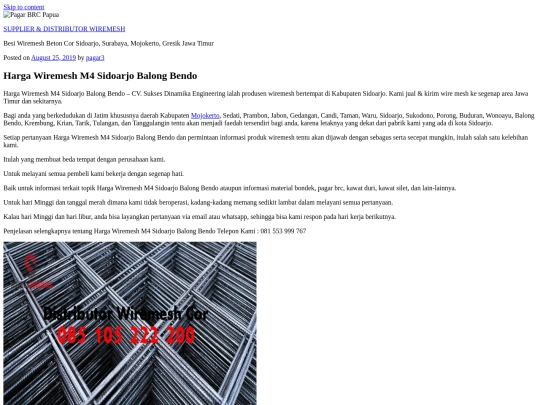 wiremesh/harga-wiremesh-m4-sidoarjo-balong-bendo screenshot