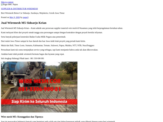 wiremesh/jual-wiremesh-m5-sidoarjo-krian screenshot