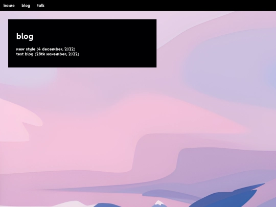 blog screenshot