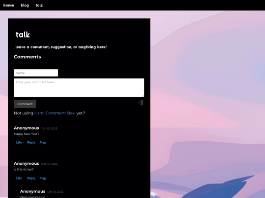 talk screenshot