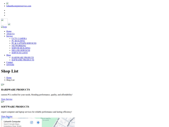 SHOP screenshot