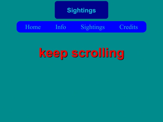 sightings screenshot