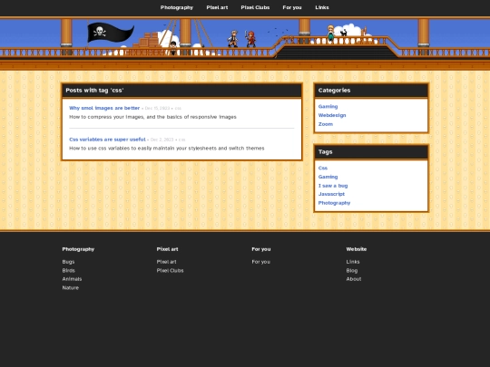 tag/css screenshot