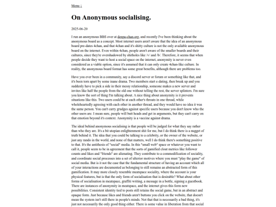 anonymity screenshot