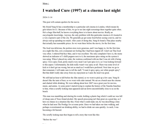 curemovie screenshot