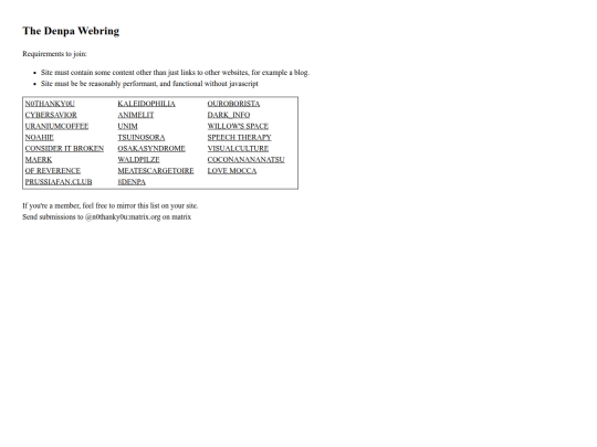 denparing screenshot
