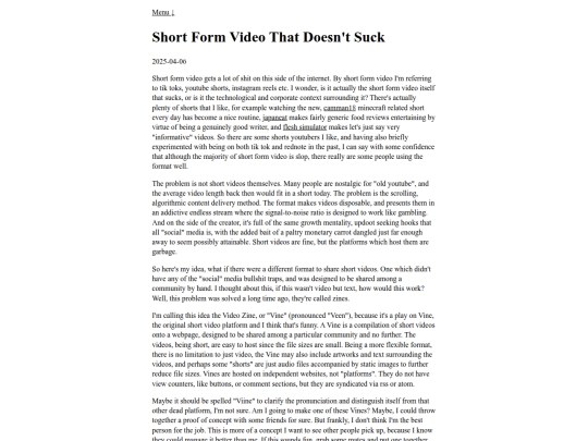 shortformvideo screenshot