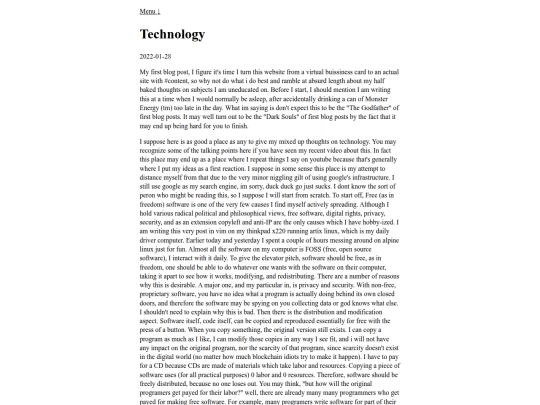 technology screenshot