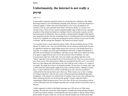 theinternetisnotapsyop screenshot