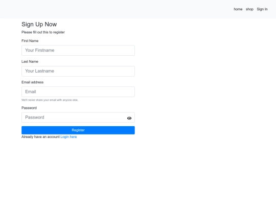 Cake Shop/register screenshot