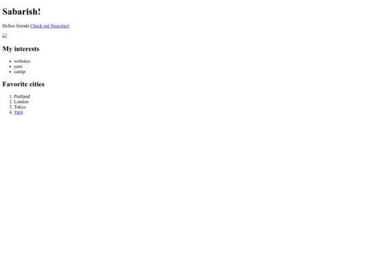 index screenshot