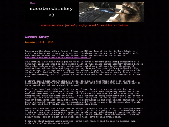blog screenshot