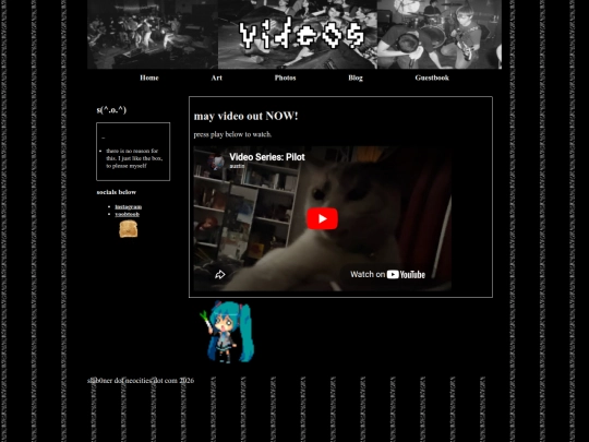 html pages/videos screenshot