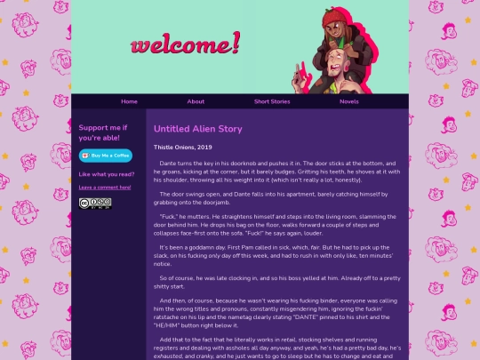 shortstories/aliens screenshot